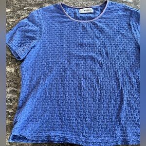 Women’s Blue Textured Shirt